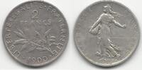 France 2 Francs Semeuse. Säerin de O.Rity . -