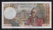 FRANCE 10 Francs "VOLTAIRE Alphabet X.521" -
