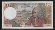 FRANCE 10 Francs VOLTAIRE. Alphabet X.521 . -
