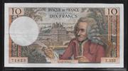 FRANCE 10 Francs "VOLTAIRE Alphabet Z.552" -