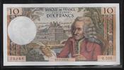FRANCE 10 Francs VOLTAIRE. Alphabet: Q.553 . -