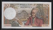 FRANCE 10 Francs "VOLTAIRE Alphabet X.553" -