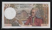FRANCE 10 Francs "VOLTAIRE Alphabet H.438" -