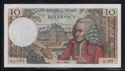 FRANCE 10 Francs "VOLTAIRE Alphabet A.492" -