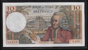 FRANCE 10 Francs "VOLTAIRE Alphabet Z.613 Vor letztem Buchstaben.Avant dernière lettre" -
