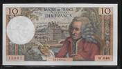 FRANCE 10 Francs "VOLTAIRE Alphabet W.646 Austauchsnote. Remplacement" -