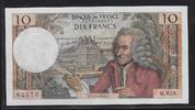 FRANCE 10 Francs VOLTAIRE. Alphabet: Q.828 . -