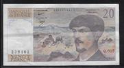 FRANCE 20 Francs "DEBUSSY Alphabet Q.015" -