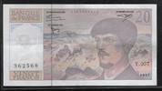 FRANCE 20 Francs "DEBUSSY Alphabet Y.057" -