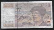 FRANCE 20 Francs "DEBUSSY Alphabet E.064" -
