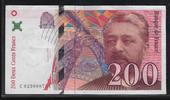FRANCE 200 Francs EIFFEL Alphabet C 023 -