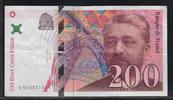 FRANCE 200 Francs EIFFEL Alphabet E 042 -