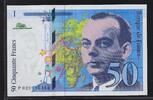 FRANCE 50 Francs SAINT-EXUPERY Alphabet: P029 . -