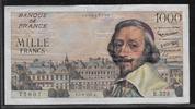 FRANCE 1000 Francs 7.3.1957 Richelieu.Alphabet E.323 Sehr schön