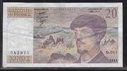 FRANCE 20 Francs "Debussy. Alphabet O.011" -
