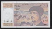 FRANCE 20 Francs "Debussy. Alphabet Y.059" -