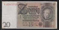 DEUTSCHLAND/ALLEMAGNE. 20 Reichsmark Werner von Siemens. Inventeur et industriel. Erfinder und Unternehmer. B/Y . -