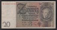DEUTSCHLAND/ALLEMAGNE. 20 Reichsmark Werner von Siemens. Inventeur et industriel. Erfinder und Unternehmer. B/E . -