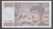 FRANCE "DEBUSSY.Alphabet A.053" 20 Francs 1997 Fast UNC