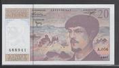 FRANCE 20 Francs "DEBUSSY.Alphabet A.056" -