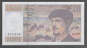 FRANCE 20 Francs "DEBUSSY.Alphabet A.057" -