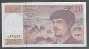 FRANCE 20 Francs "DEBUSSY.Alphabet S.058" -