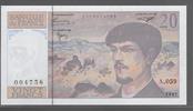 FRANCE 20 Francs "DEBUSSY.Alphabet A.059" -