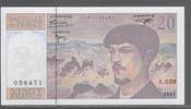 FRANCE 20 Francs "DEBUSSY.Alphabet A.059" -