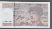 FRANCE 20 Francs "DEBUSSY.Alphabet A.059" -