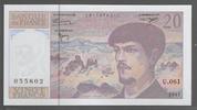FRANCE 20 Francs "DEBUSSY.Alphabet U.061" -