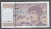 FRANCE 20 Francs "DEBUSSY.Alphabet U.061" -