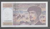 FRANCE 20 Francs "DEBUSSY.Alphabet A.061" -