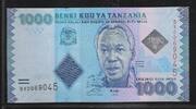 TANSANIA 1000 Shillings 1er Président, Julius Kambarage Nyerere. Série BX. -