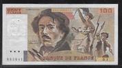 FRANCE 100 Francs "DELACROIX. Alphabet: B.1" -