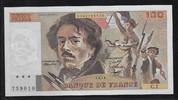 FRANCE 100 Francs "DELACROIX. Alphabet: C.1" -