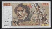FRANCE 100 Francs "DELACROIX. Alphabet: E.1" -