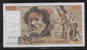 FRANCE 100 Francs "DELACROIX. Alphabet: L.1" -