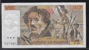 FRANCE 100 Francs DELACROIX. Alphabet: U.54 . -