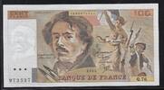 FRANCE 100 Francs DELACROIX. Alphabet: Q.76 . -