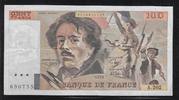 FRANCE 100 Francs "DELACROIX. Alphabet: A.202" -