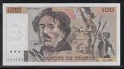 FRANCE 100 Francs "DELACROIX. Alphabet: Q.260" -