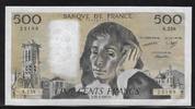 FRANCE 500 Francs "PASCAL. Alphabet: S.258" -