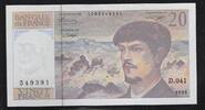 FRANCE. 20 Francs. DEBUSSY. Componist, Compositeur.Alphabet: D.041 . -