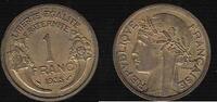 FRANCE 1 Franc 1935 Morlon Gutes sehr schön