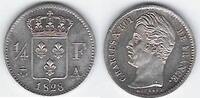 FRANCE 1/4 de Franc CHARLES X . -