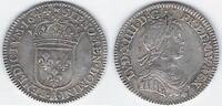 FRANCE 1/12 Écu Louis XIIII. à la mèche courte. Rose. -