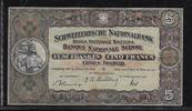 SVIZRA, , SVIZZERA, SCHWEIZ, SUISSE 5 Francs Guglielm Tell, Guglielmo Tell, Guillaume Tell, Wilhelm Tell. Serie: 49T . -
