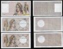 FRANCE . Geeignet für, pour 100 Francs Delacroix Échantillon, Testnote -ATHÉNA- 1250, 10103,et sans numéro, und ohne Nummer . -