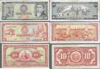PERÚ/PÉROU. 10 et 100 Soles de Oro. 3 Notes . -