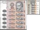 PERÚ/PÉROU. 100 Intis. 5 NOTES. B/A, B/D, B/E, B/F, B/G . -